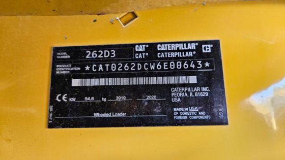 2020 CATERPILLAR 262D3
