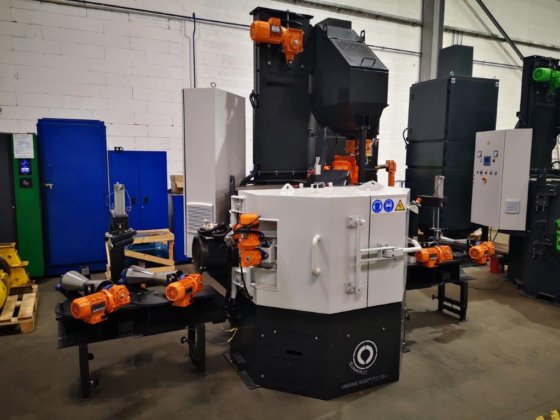 Table shotblasting machine DB 1250x500,