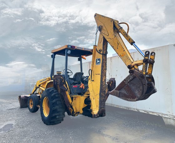 1983 John Deere 410B Backhoe Loader in Eugene, OR, USA
