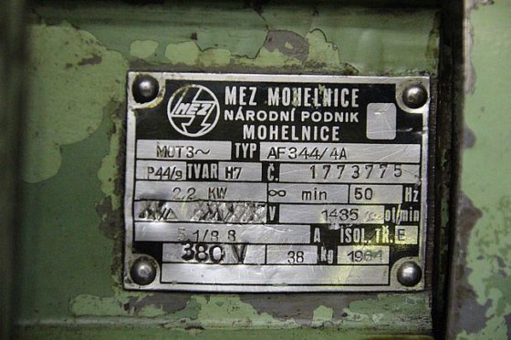 Electric motor 2.2 kW 1435 rpm of MEZ - AF344 / 4A 21521 in Wiefelstede,  Germany