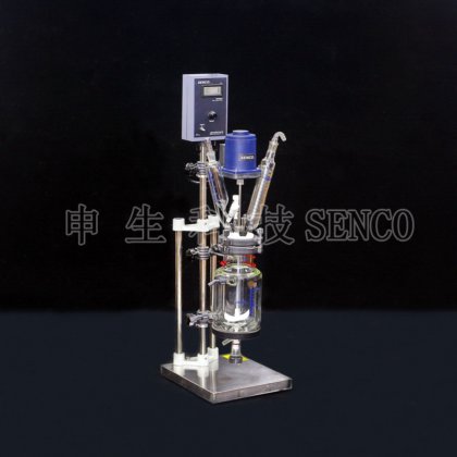 开盖式夹层玻璃反应釜 (FC102)