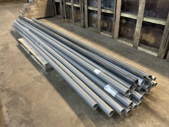 75mm 75mm PVC pipe (25x) in Breezand, Netherlands