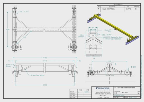 2008 Gantry Crane 2tonne