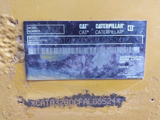 2011履带式挖掘机320D----。