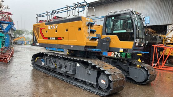 2024 三一重工 80 吨履带式起重机 scs800a