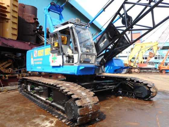 Hitachi Sumitomo的履带式起重机SCX700 -