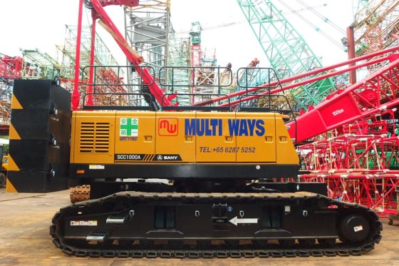 三一重工履带式起重机SCC1000A -