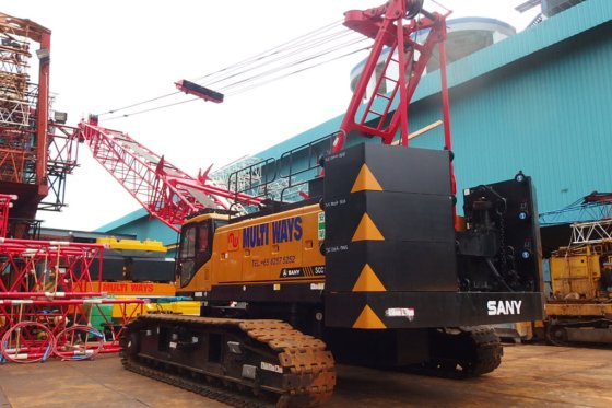 三一重工履带式起重机SCC1000A -