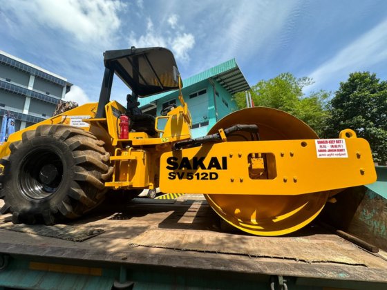 SAKAI 振动单钢轮压路机 SV512D-E-
