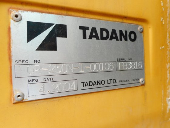 泰达诺越野起重机GR-250N -