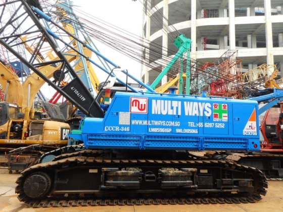 Hitachi Sumitomo的履带式起重机SCX700 -