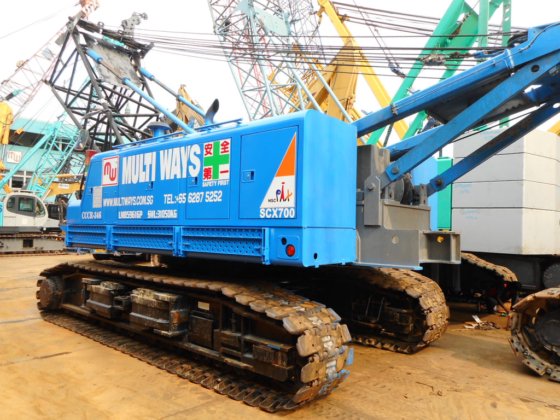 Hitachi Sumitomo的履带式起重机SCX700 -