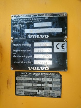 2008年沃尔沃轮式装载机l120f -