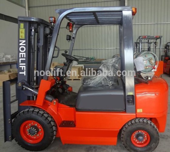 ペーパーロールクランプ付きLPGガソリンフォークリフト