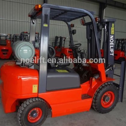 ペーパーロールクランプ付きLPGガソリンフォークリフト