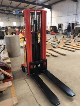 1-2 トンの新品半電動パレット スタッカー