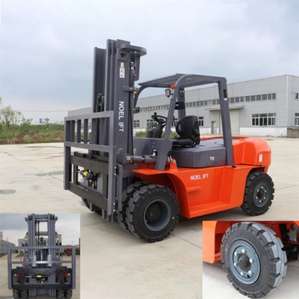 6600ポンドの高さのペーパーロールディーゼルフォークリフト