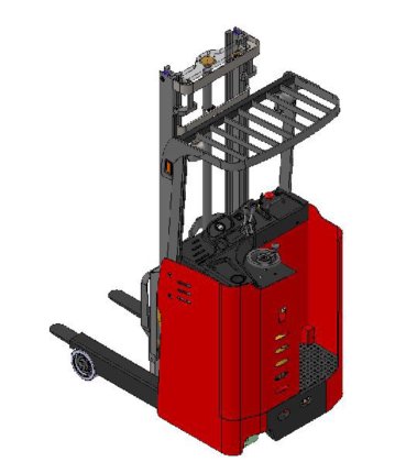 高バッテリー容量の 48V 電動リーチ トラック