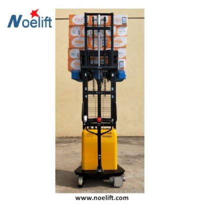 中国1000kg容量ミニタイプ電動スタッカーフォークリフト