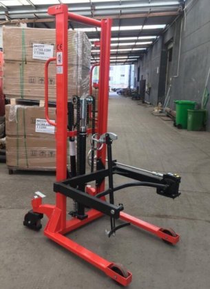 ドラム傾斜付き 350kg 1.6m 油圧ドラム スタッカー