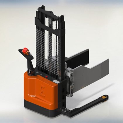 セルフローディングクレーンスタッカーパレットスタッカー