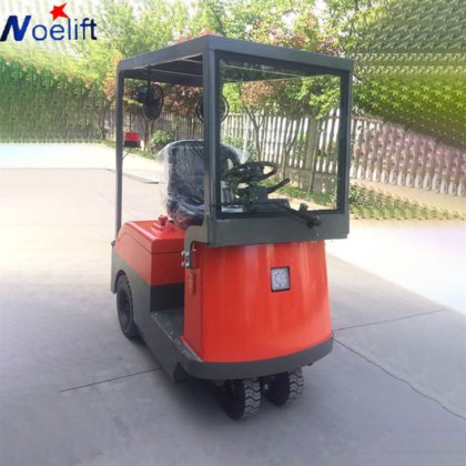 電気手荷物牽引トラクター 3 輪デザイン ハンドル ミニ