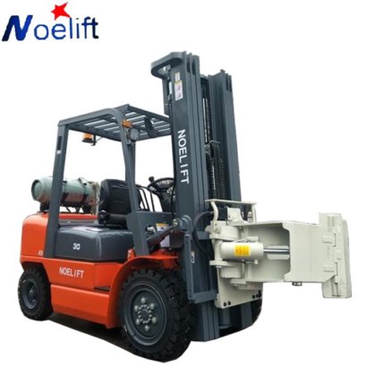 ロール紙フォークリフト