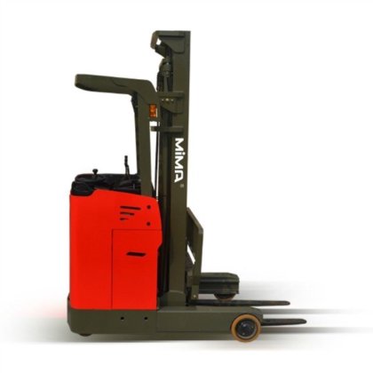 バッテリー充電器付き48V電動リーチトラック