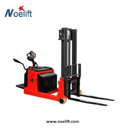 1.0-1.5Tバッテリーカウンターバランススタッカー、折りたたみフォーク付き