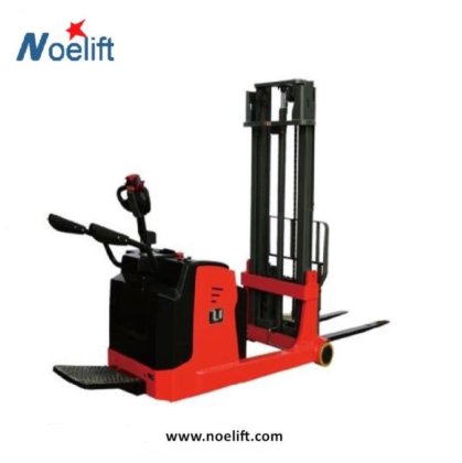 1.0-1.5Tバッテリーカウンターバランススタッカー、折りたたみフォーク付き