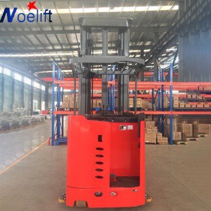 狭い通路3-ウェイ電動フォークリフトフレキシブルフォークリフト