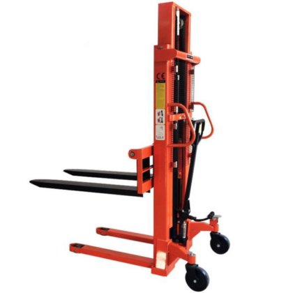 手動油圧リフティングパレットフォークリフトスタッカー