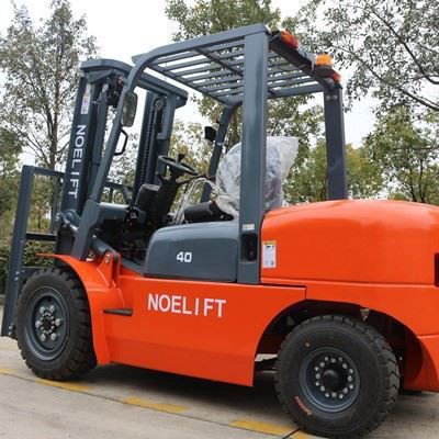 FD40 4トントラックフォークリフト、ディーゼル発電機セット付き