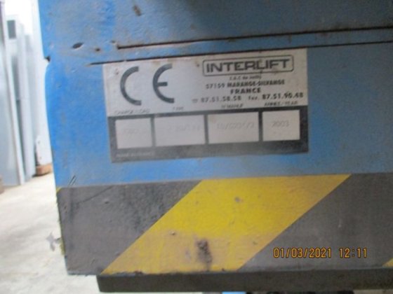 液压升降台 2060×1600mm 2t