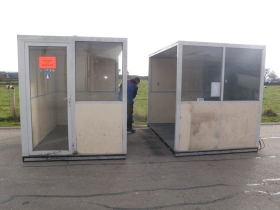 办公集装箱，4 米 x 3 米