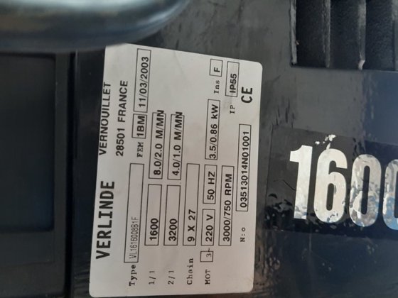 VERLINDE 环链葫芦 SALE