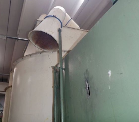 粉尘过滤器 DEVAUZE，3 000 m³ /h，过滤面积