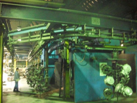 Continuous shot blast cabinet RUMP,