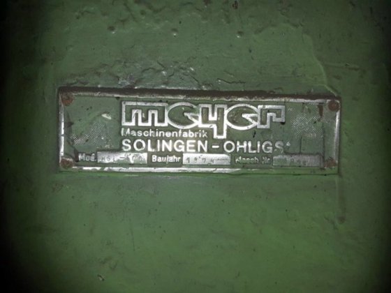 MEYER 一台石材台式磨床 Ø600mm