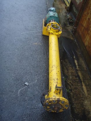 计量螺杆，实用尺寸 Ø 130 mm，长 1140