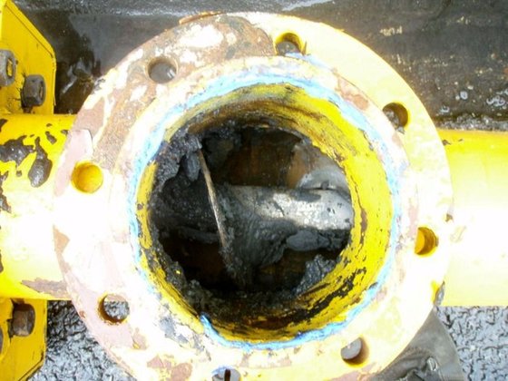 计量螺杆，实用尺寸 Ø 130 mm，长 1140