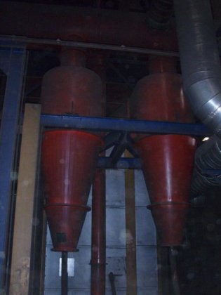 hanger type shot blast plant
