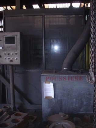 hanger type shot blast plant