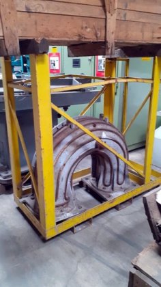 チャンネル誘導炉用インダクタ JUNKER