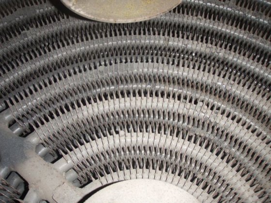 KRKS500型チャージクーラーおよび分級機GUT