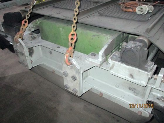 オーバーバンドマグネット、幅800mm、2.2 kW