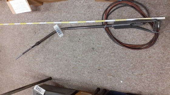 温度測定用ランス サイドメス壁面ディスプレイ付