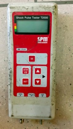 Shock pulse transducer SPM in Amel, Belgium