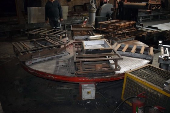 オメガ造型カルーセル付きフランサンドミキサー±5t/h