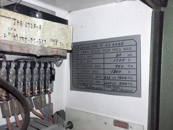 感应炉 INDUCTOTHERM 200 千克，推出式